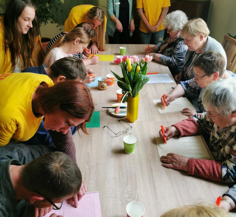 Spalvinga popietė su svečiais iš Šiaulių profesinio rengimo centro Prekybos ir verslo skyriaus