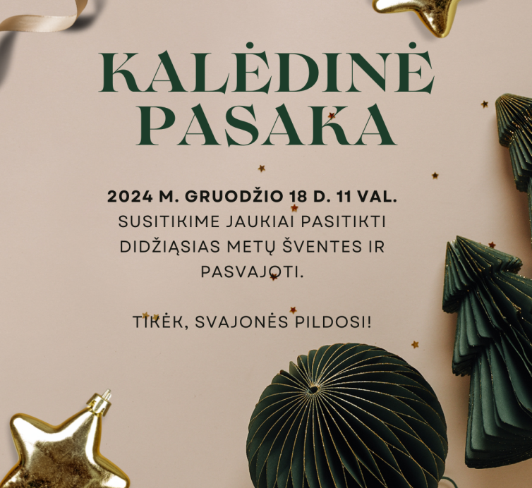 Kviečiame į renginį "Kalėdinė pasaka"